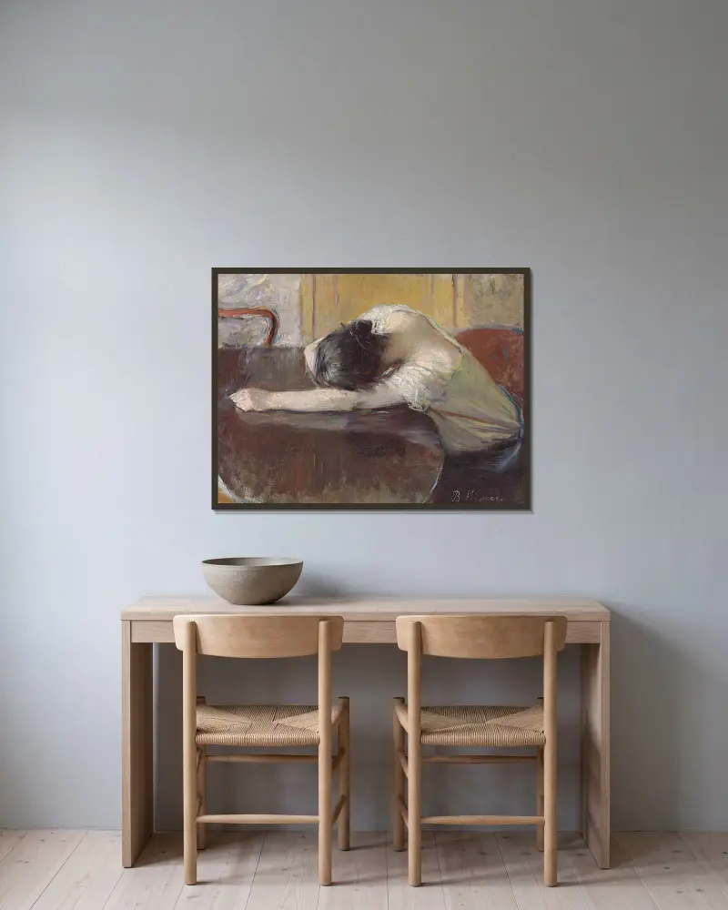 Zoufalství, Bertha Wegmann v rámu na stěně