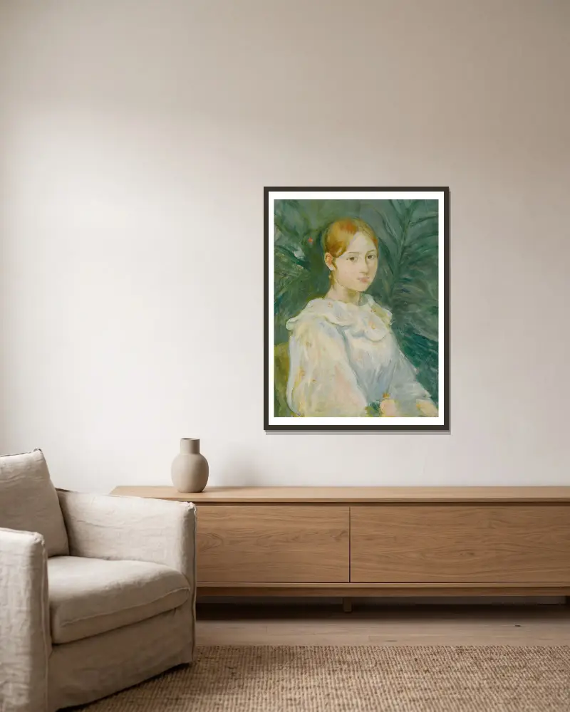 Alice Gamby En Buste av Berthe Morisot inramad på en vägg