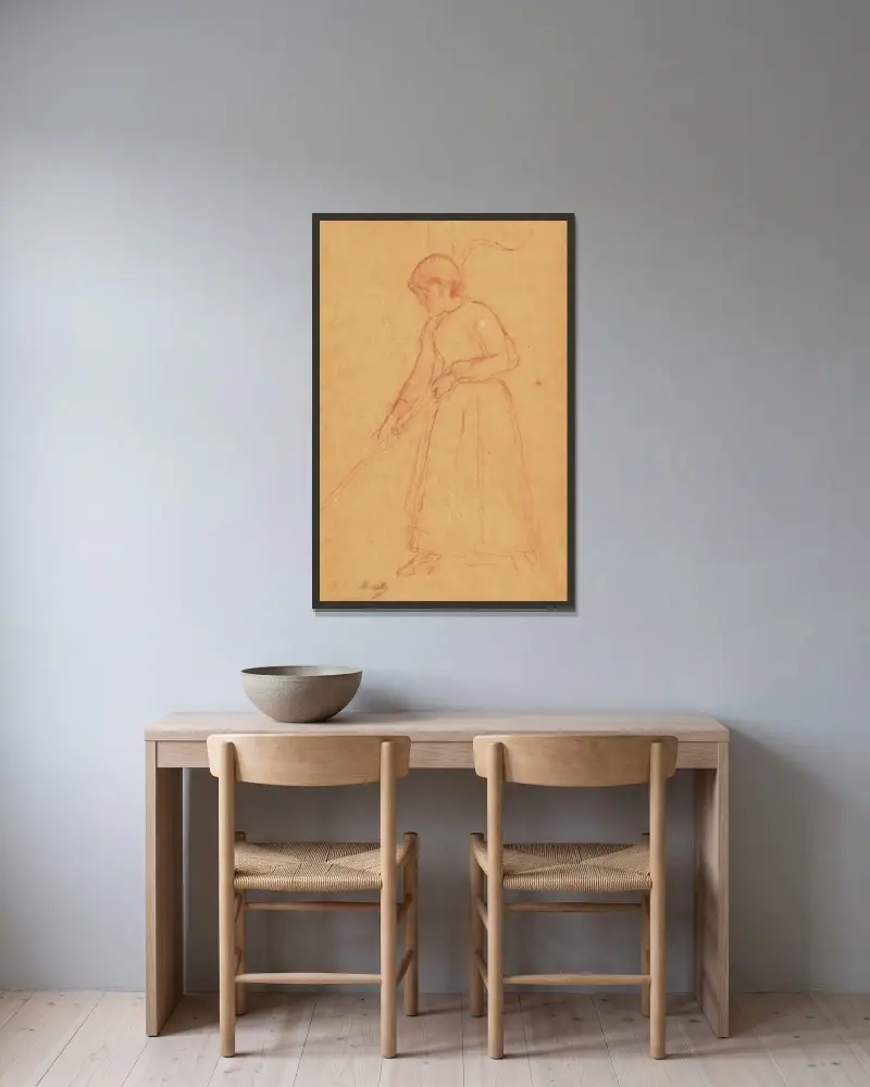 Hraběcí žena, Berthe Morisot v rámu na stěně
