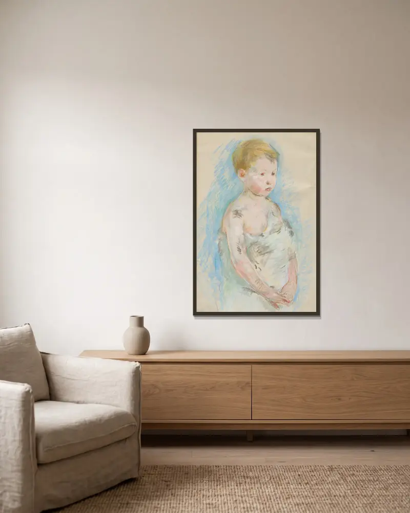 Mladý svatý Jan, Berthe Morisot v rámu na stěně