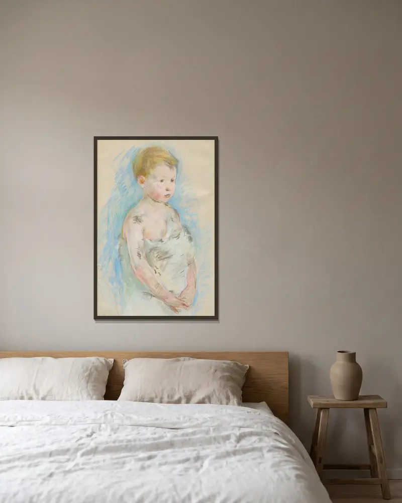 Mladý svatý Jan, Berthe Morisot v rámu na stěně