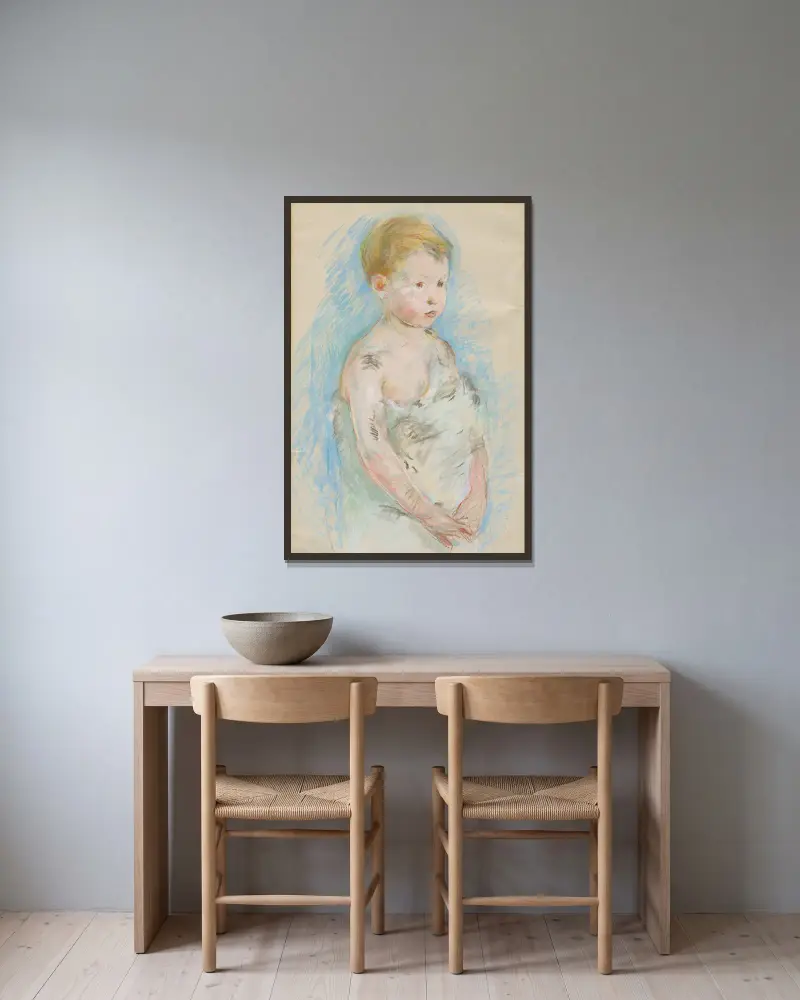 Mladý svatý Jan, Berthe Morisot v rámu na stěně