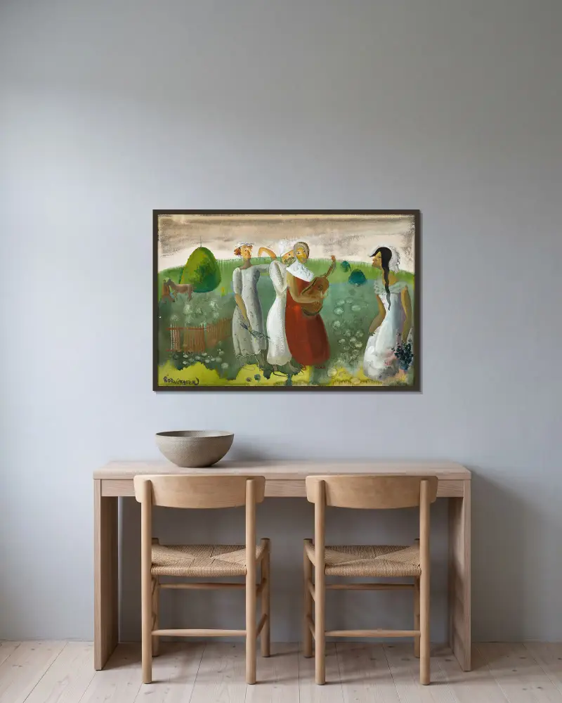 Staré Rusko, Boris Grigoriev v rámu na stěně