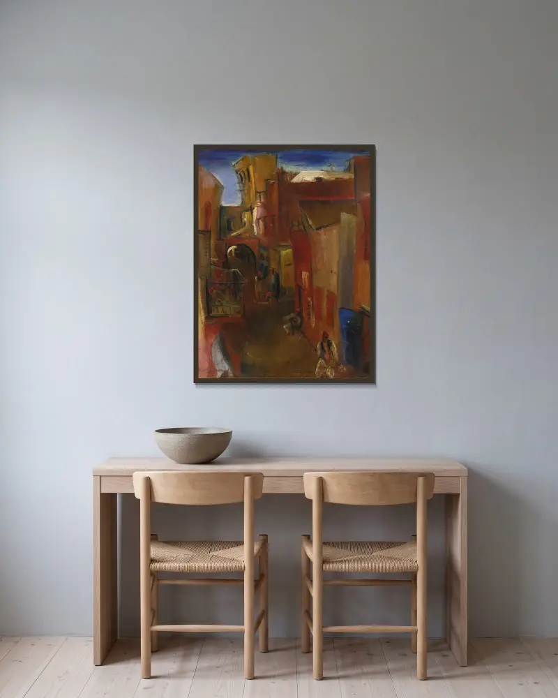 Maroko, Boris Grigoriev v rámu na stěně