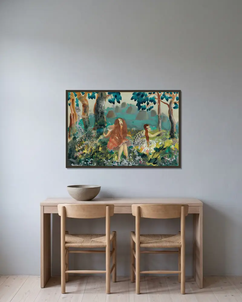 Troll, Boris Grigoriev v rámu na stěně