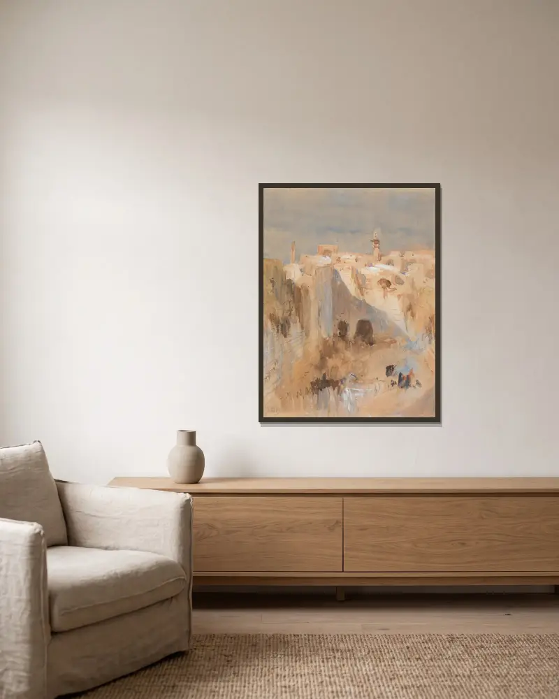Marrakesch von Hercules Brabazon Brabazon gerahmt an einer Wand