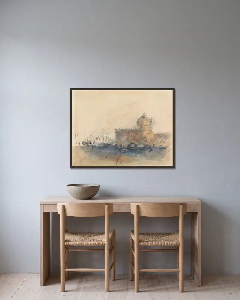 Venedig von Hercules Brabazon Brabazon gerahmt an einer Wand