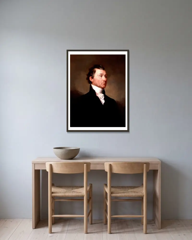 James Monroe, Samuel Finley Breese Morse v rámu na stěně