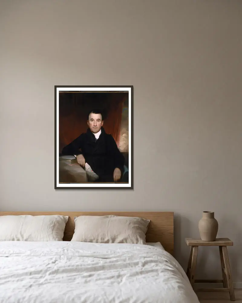 Jonas Platt von Samuel Finley Breese Morse gerahmt an einer Wand