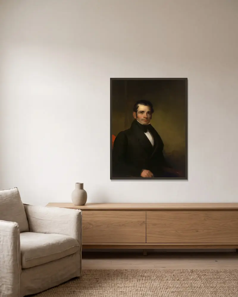 Luman Reed, Asher Brown Durand v rámu na stěně