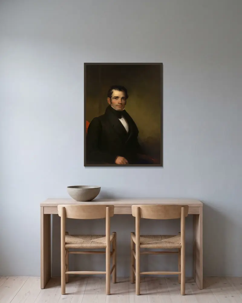 Luman Reed, Asher Brown Durand v rámu na stěně