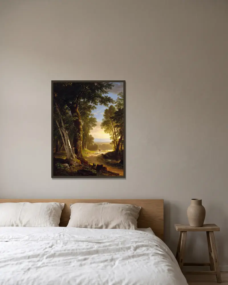 Buky, Asher Brown Durand v rámu na stěně