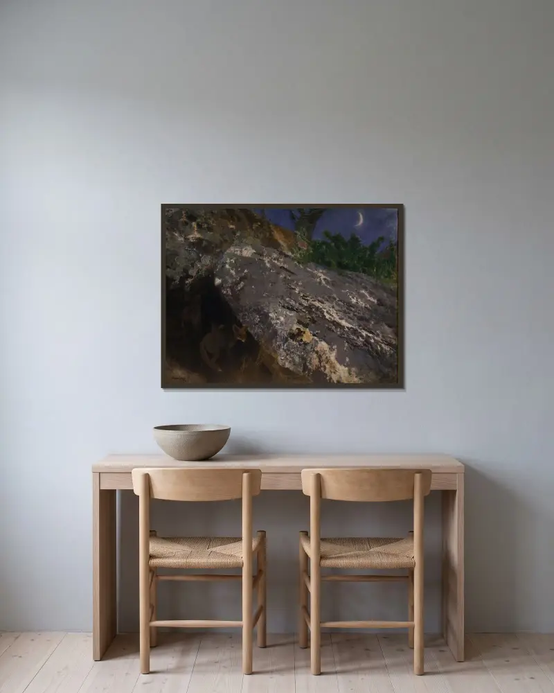 Liščata, Bruno Liljefors v rámu na stěně