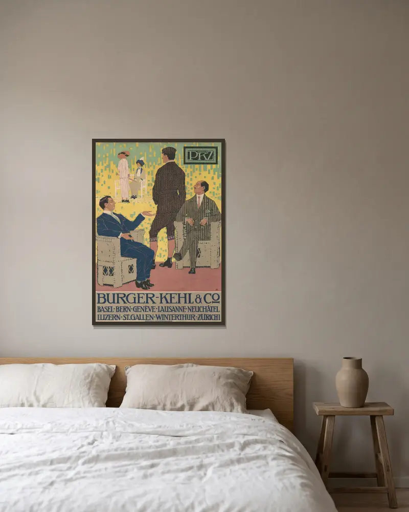 Burger-Kehl & Co, Burkhard Mangold w ramie na ścianie