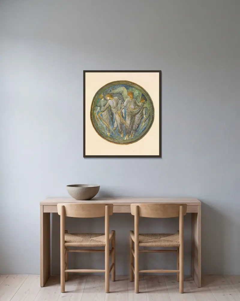 Rozproszone gwiezdniki, Sir Edward Coley Burne-Jones w ramie na ścianie