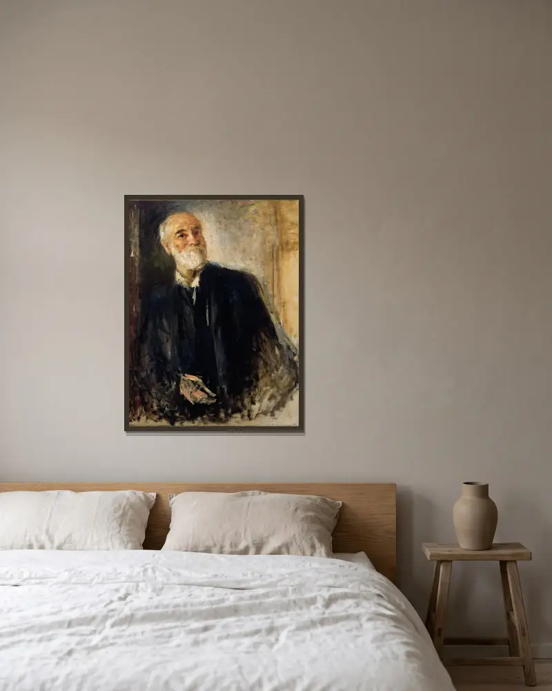 Selbstporträt, 1921 von John Butler Yeats gerahmt an einer Wand