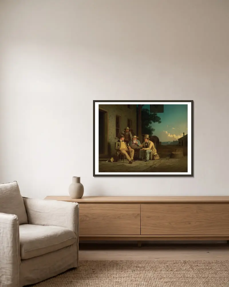 Valkampanj, George Caleb Bingham v rámu na stěně