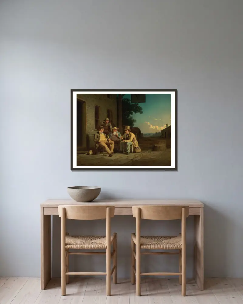 Valkampanj, George Caleb Bingham v rámu na stěně