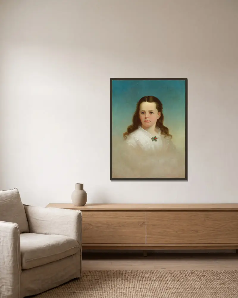 Slečna Julia Eveline Drennon, George Caleb Bingham v rámu na stěně