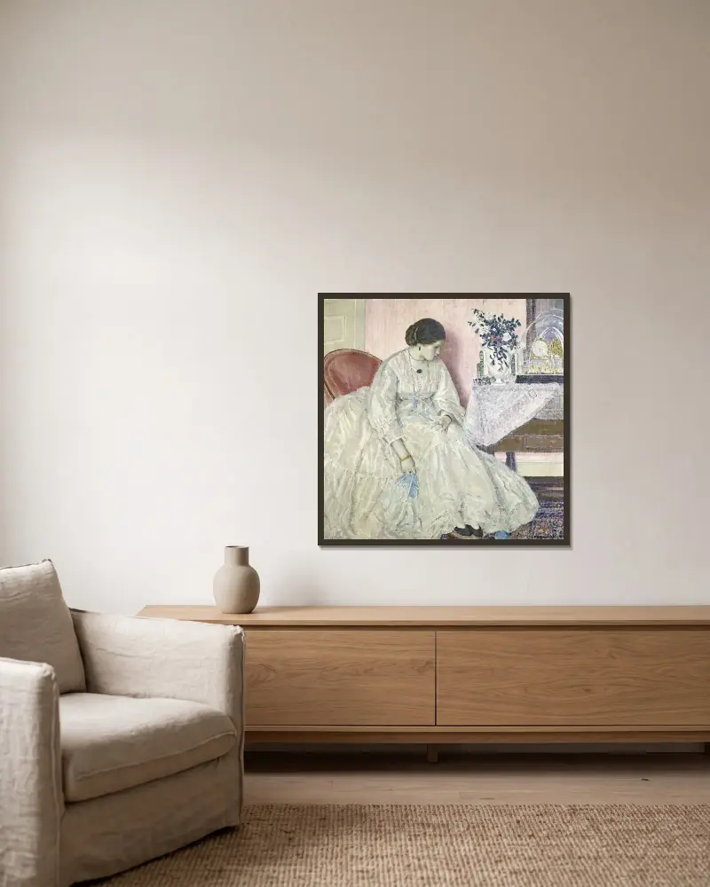 Memories av Frederick Carl Frieseke inramad på en vägg