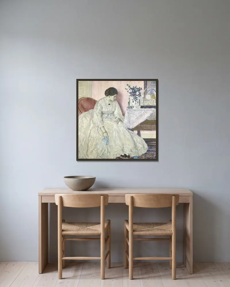 Memories av Frederick Carl Frieseke inramad på en vägg