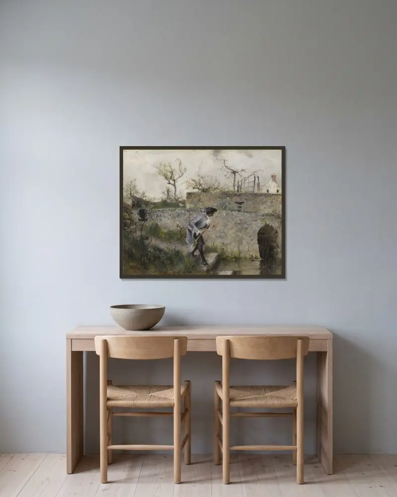 Kęs!, Carl Larsson w ramie na ścianie
