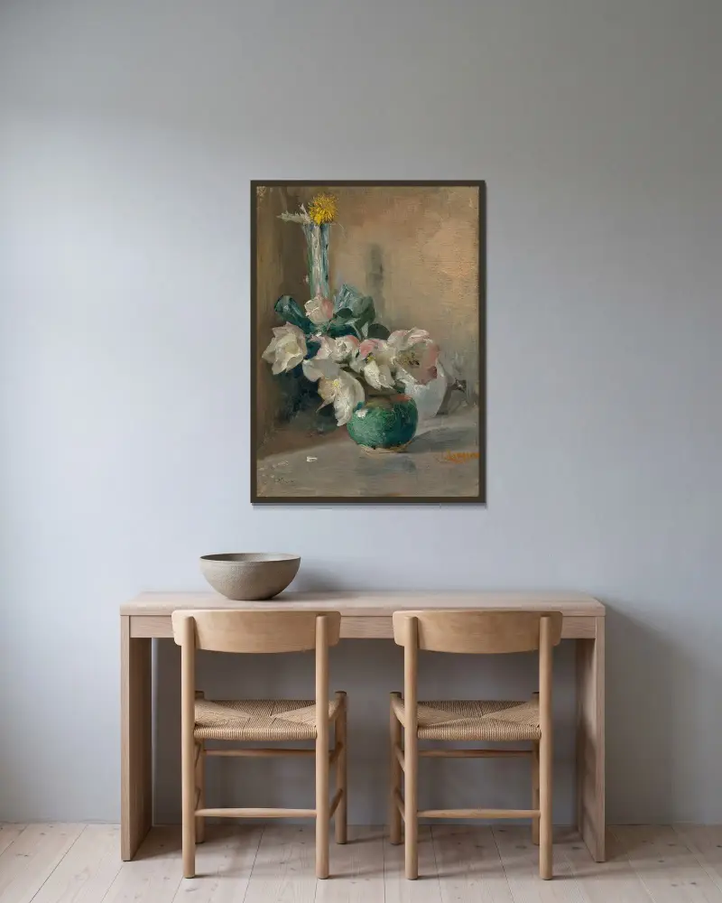 Ciemiernik, Carl Larsson w ramie na ścianie