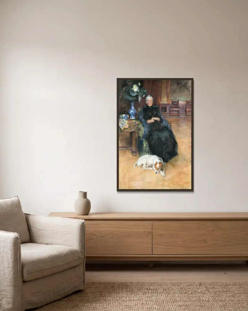 Göthilda Fürstenberg, Carl Larsson v rámu na stěně