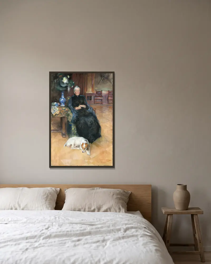 Göthilda Fürstenberg, Carl Larsson v rámu na stěně