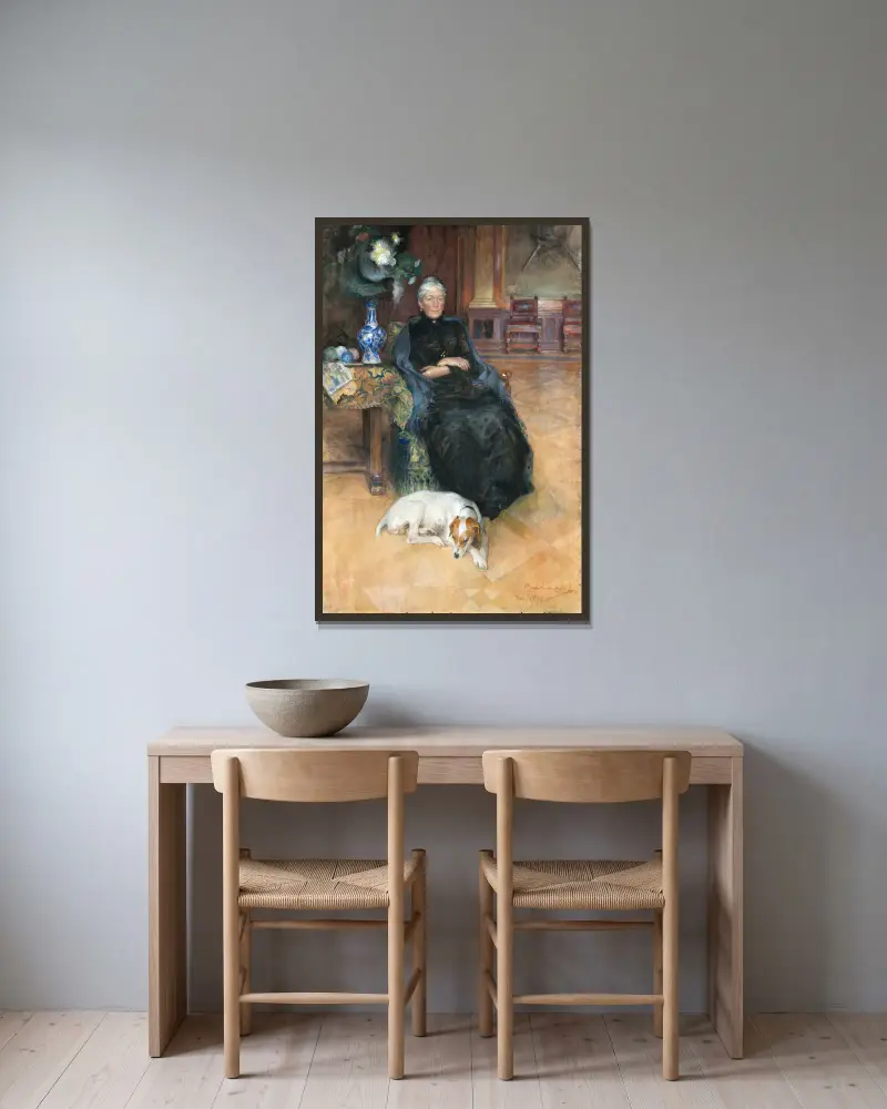 Göthilda Fürstenberg, Carl Larsson v rámu na stěně