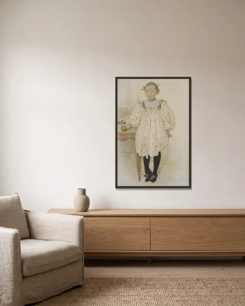 Martha Winslow, Carl Larsson v rámu na stěně