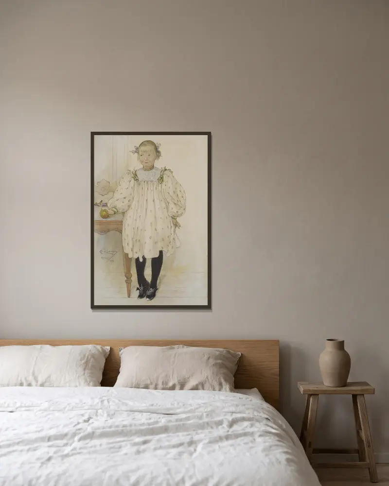 Martha Winslow, Carl Larsson v rámu na stěně
