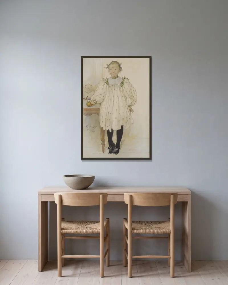 Martha Winslow, Carl Larsson v rámu na stěně