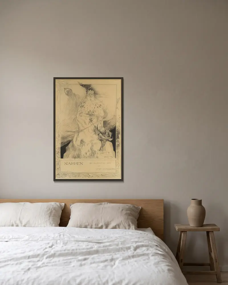Šašek, Carl Larsson v rámu na stěně