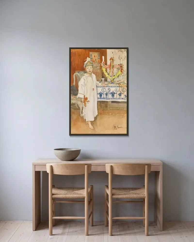 Ulf, Carl Larsson v rámu na stěně