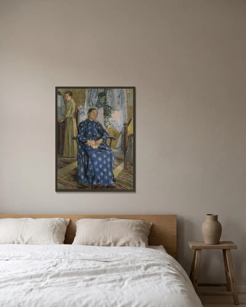 Zmęczenie, Carl Wilhelmson w ramie na ścianie
