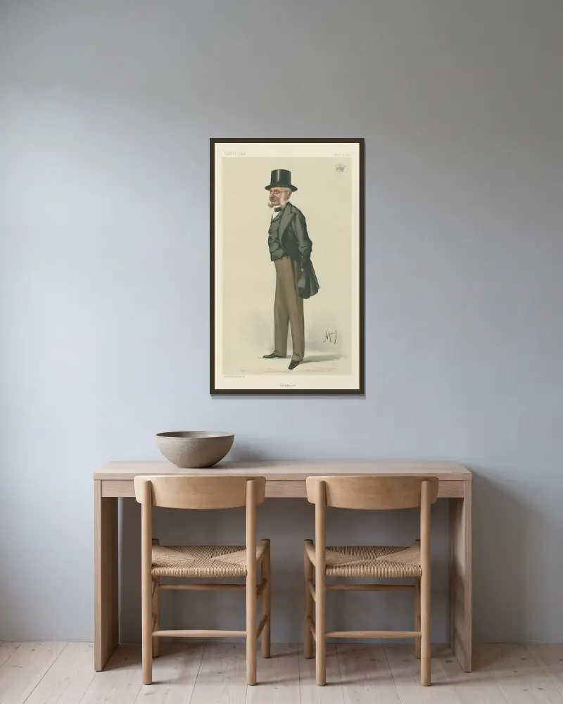 Militär und Marine; ‚Balaklava', General the Earl of Lucan, 23. April 1881 von Carlo Pellegrini gerahmt an einer Wand