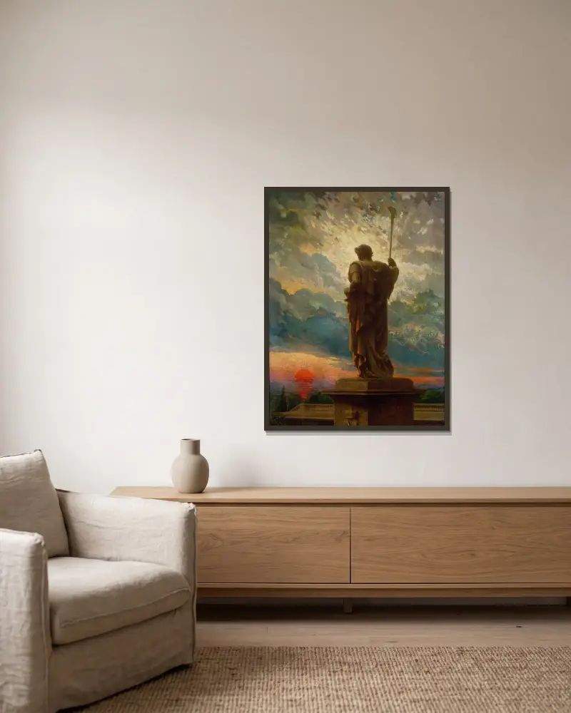 L’Empereur von James Carroll Beckwith gerahmt an einer Wand