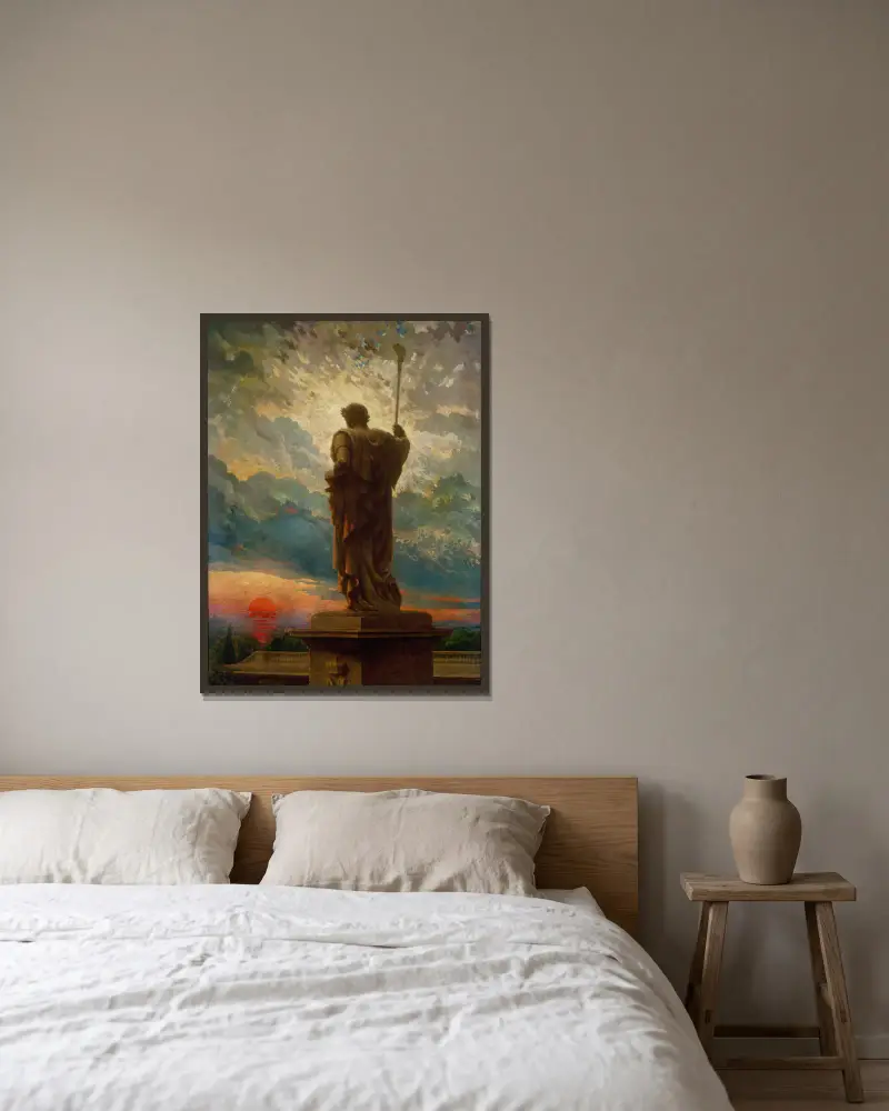 L’Empereur von James Carroll Beckwith gerahmt an einer Wand