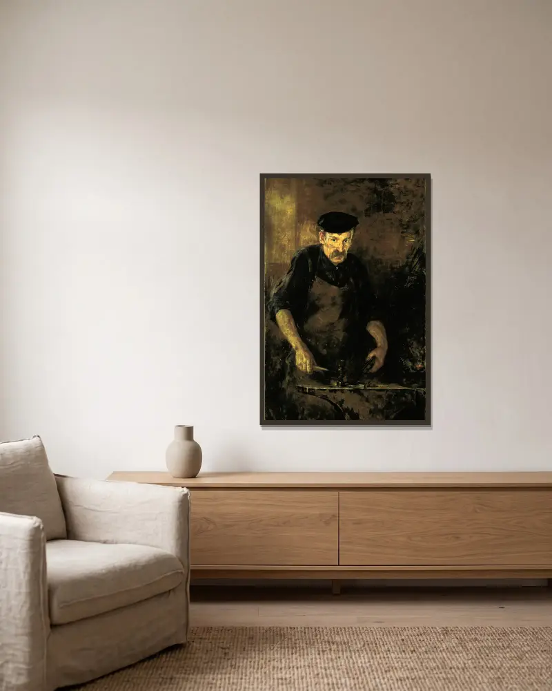 Kovář, James Carroll Beckwith v rámu na stěně