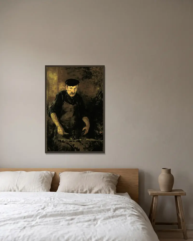 Kovář, James Carroll Beckwith v rámu na stěně