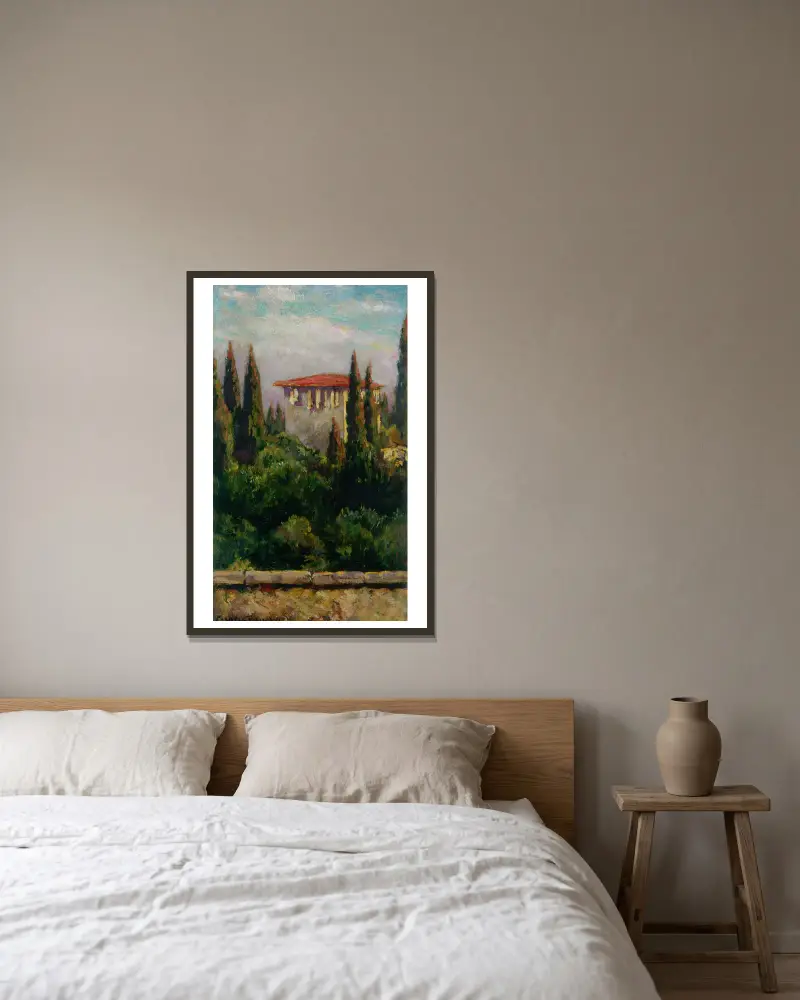Bez názvu, James Carroll Beckwith v rámu na stěně