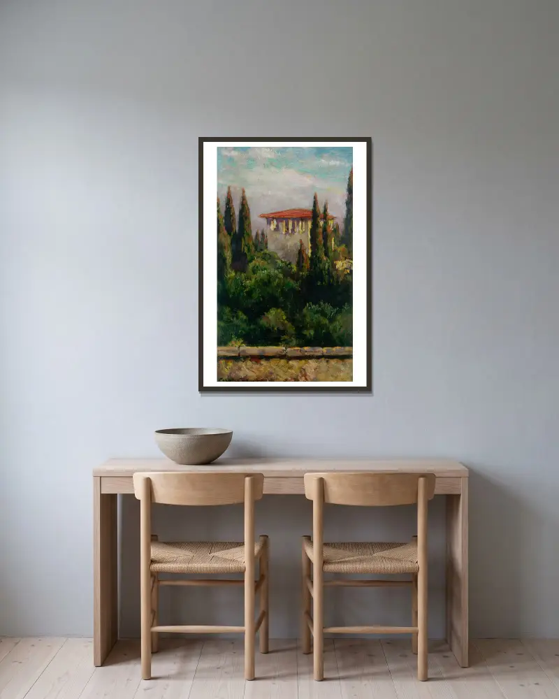 Bez názvu, James Carroll Beckwith v rámu na stěně