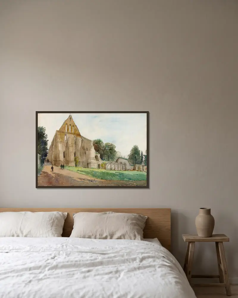 Battle Abbey von Cass Gilbert gerahmt an einer Wand