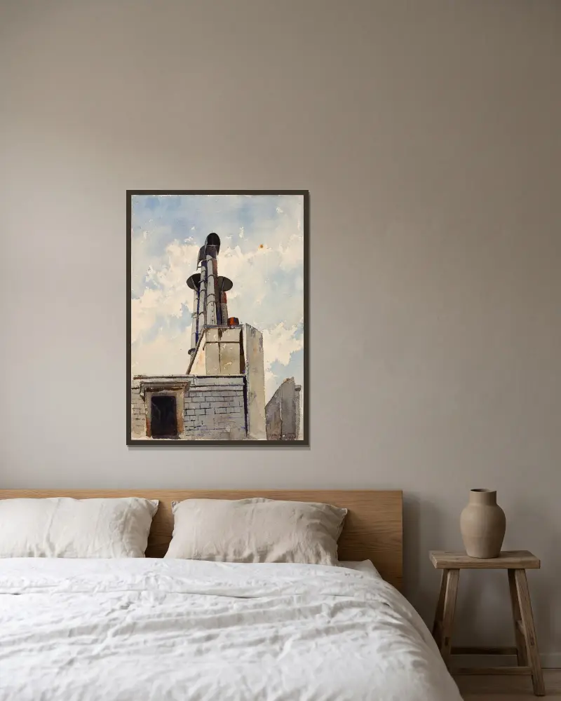 Das Lateinische Viertel, Paris, 1880 – Nr. 1 von Cass Gilbert gerahmt an einer Wand