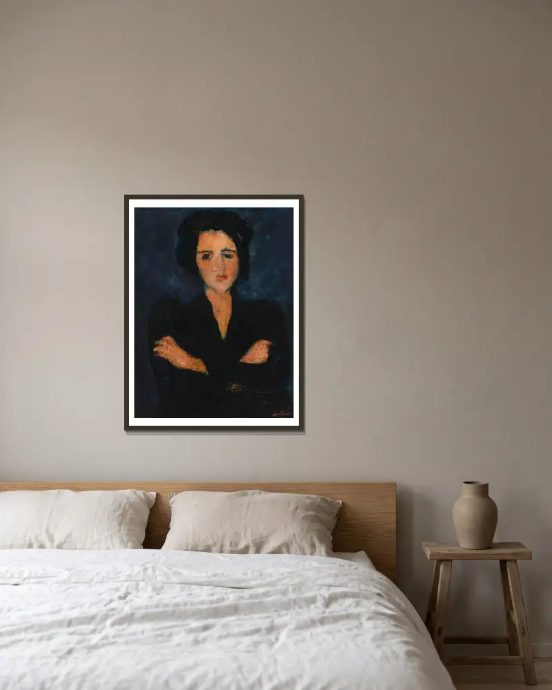 Éva, Chaïm Soutine w ramie na ścianie
