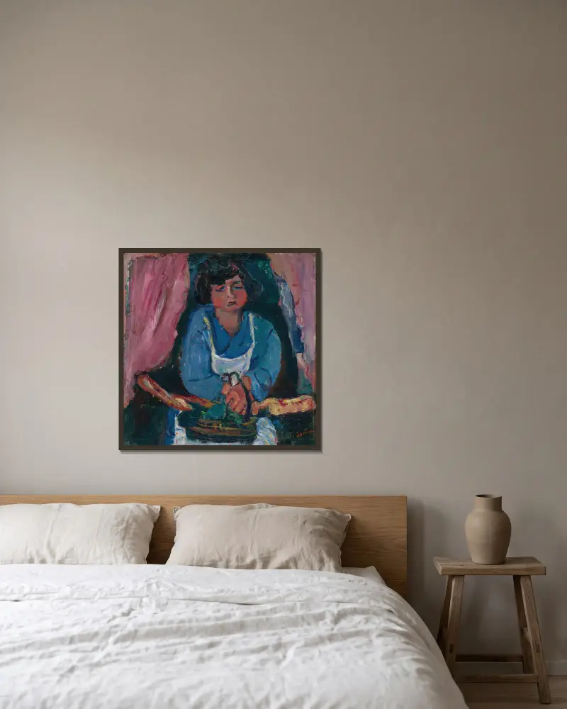 Niebieska służąca, Chaïm Soutine w ramie na ścianie