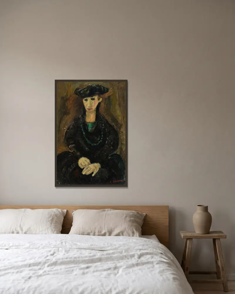 Benátská žena, Chaïm Soutine v rámu na stěně