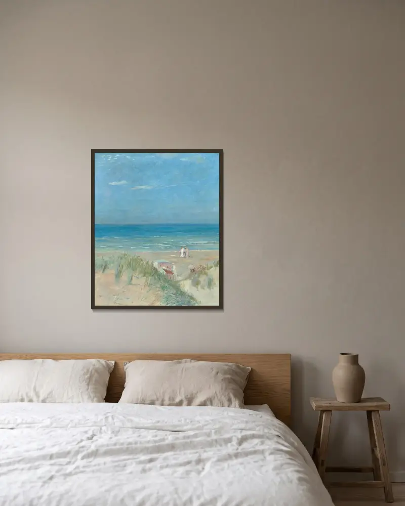 Sanddynor, Ambleteuse av Charles Conder inramad på en vägg