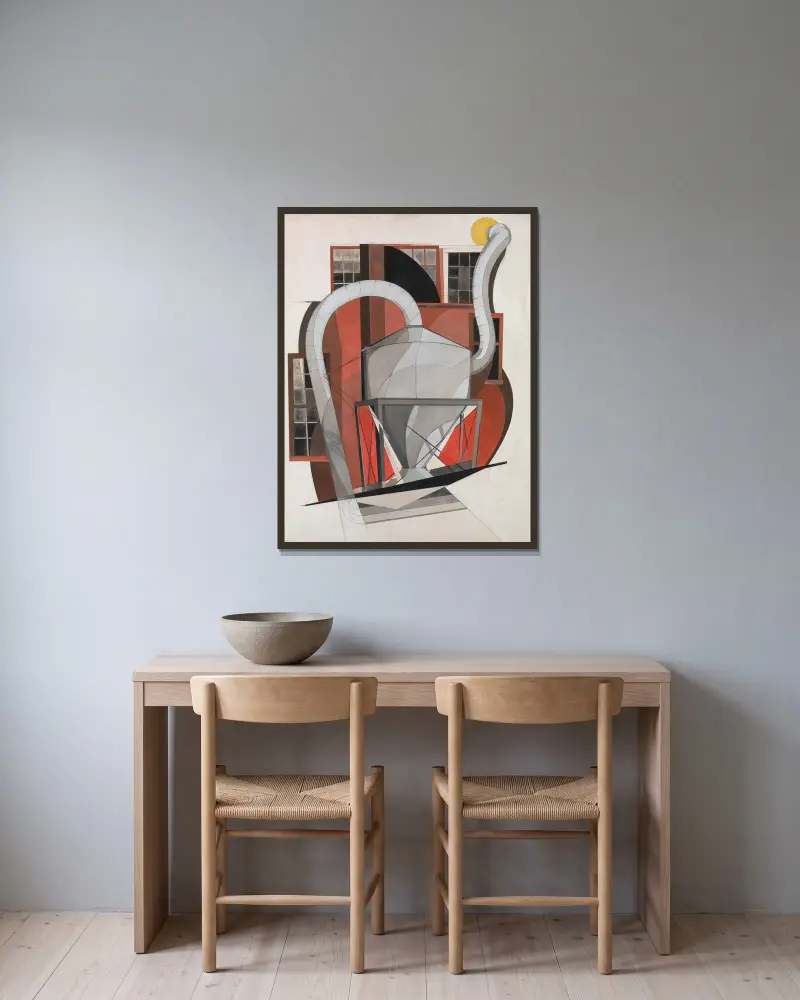 Stroj, Charles Demuth v rámu na stěně